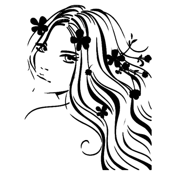 Woman smiling